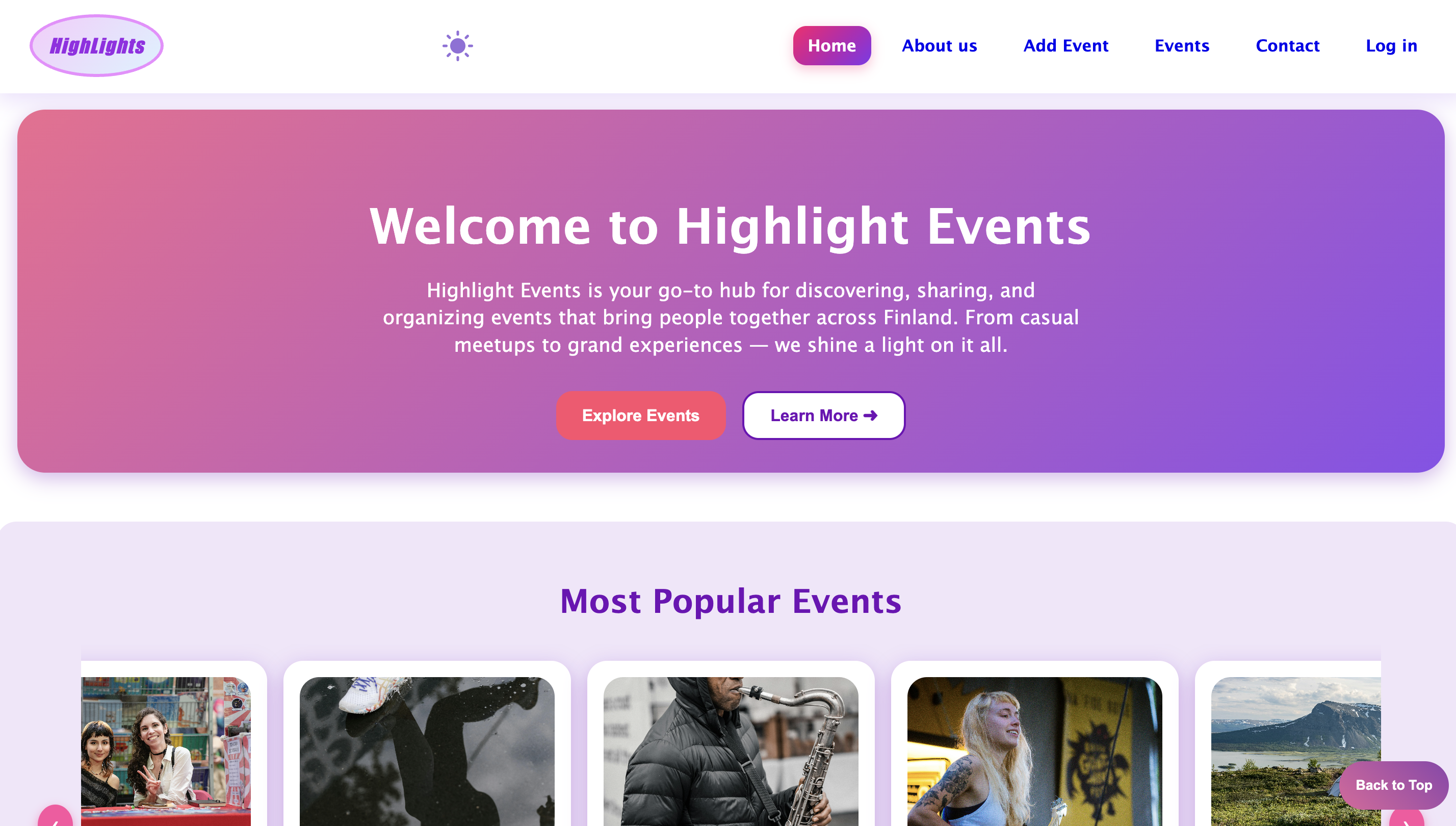 Events App